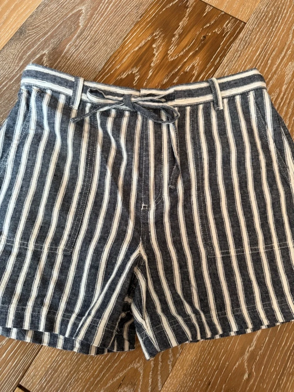 Madewell Pull-On Drawstring Shorts linen cotton nwot - Picture 8 of 11